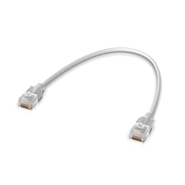 Ubiquiti - Etherlighting - Patchkabel - RJ-45 - 15cm - hvid