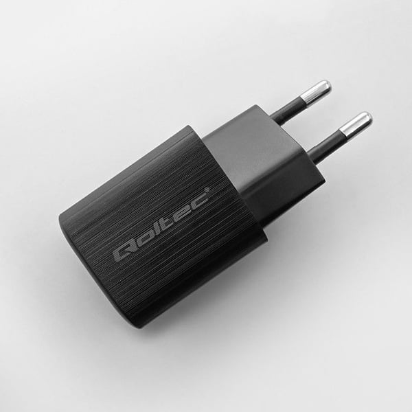 Qoltec GaN ULTRA - Strømadapter - 5-20V, 2.25-3A - AC 220-240 V - 35 watt - svart