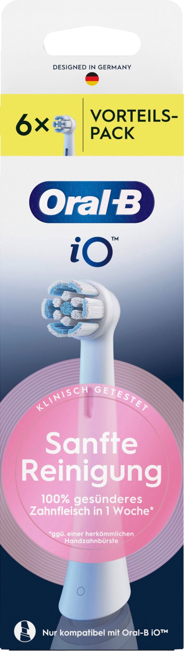 Oral-B 8700216194679, 6 styck, Vit, 3 månad (er), Oral-B, 60 mm, 27 mm