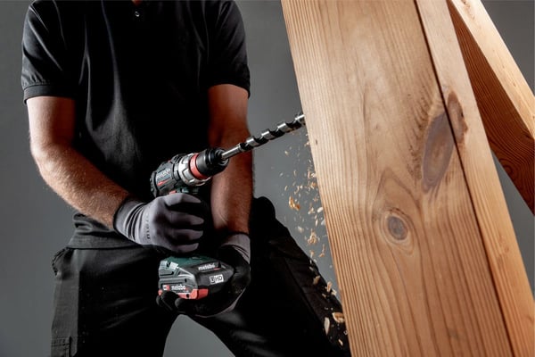 Metabo BS 18 LT BL Q, Boremaskin med pistolgrep, Børsteløs, Sort, Grønn, Rød, 1,3 cm, 2100 RPM, 3,8 cm