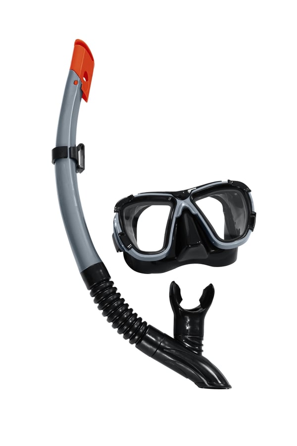 Bestway 25044, Voksen, Halv ansiktsmaske, Herdet glass, Assorterte farger, Silikon, 37.5-41