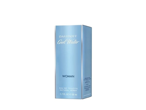 Davidoff Cool Water Woman, Naiset, 50 ml, Ananas, Vesimeloni, Kukkainen, Laaksonlilja, Mustaherukka, Puu, Suihku