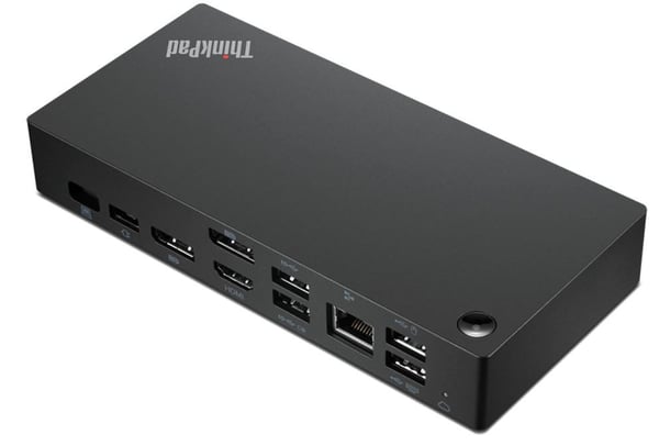 Lenovo ThinkPad Universal Thunderbolt 4 Smart Dock, Koblet med ledninger (ikke trådløs), Thunderbolt 4, 3,5 mm, Svart, 40 Gbit/s, 60 Hz