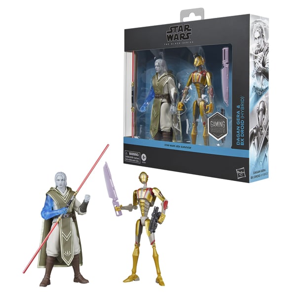 Hasbro Star Wars Black Series Dagan Gera & BX Droid actionfigurer 6 tum (Hybrid)