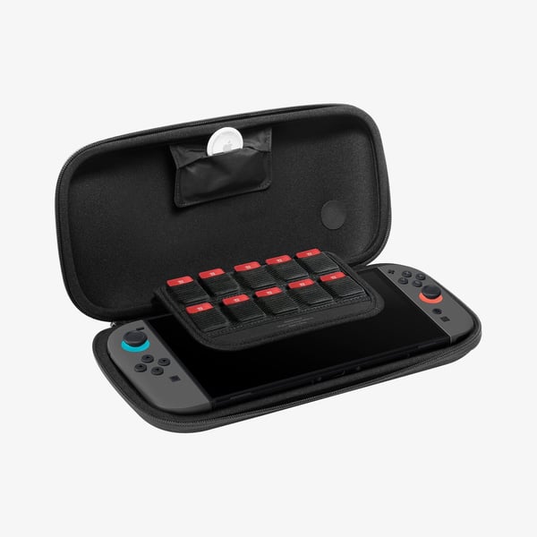 Spigen Klasden Pouch Renewed, Fodral, Nintendo, Grå, EVA (Ethylene Vinyl Acetate), Nintendo Switch 2, Dragkedja