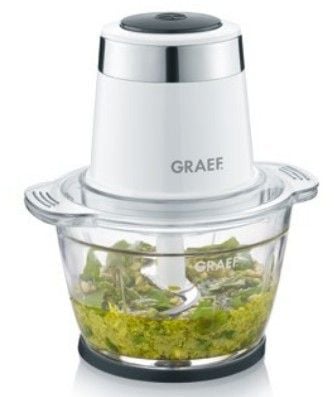 Graef CH501EU, 1 l, Hvit, Glass, Rustfritt stål, Knapper, 500 W