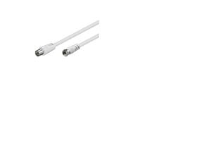 Goobay 11831, 5 m, 3C-2V, F-type, Koaksial, Hvit