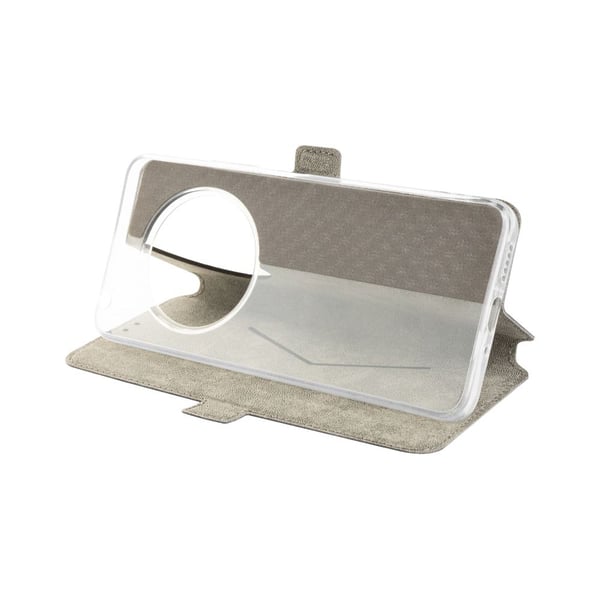 FIXED Topic - Lommebok for mobiltelefon - termoplast-polyuretan (TPU), polyuretanlær - svart - for Xiaomi Redmi 14C