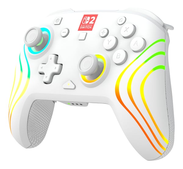 Turtle Beach Afterglow Wave - Håndkonsoll - trådløs - hvit - for Nintendo Switch, Nintendo Switch 2, Nintendo Switch Lite, Nintendo Switch OLED
