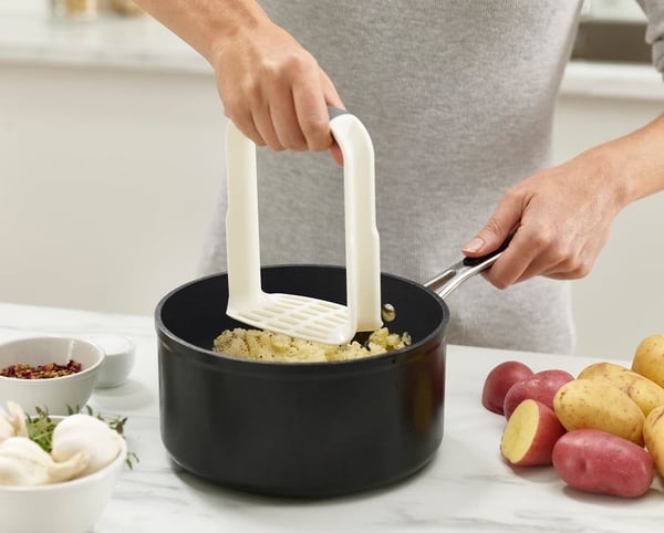 Joseph Joseph Easy-Mash, Perinteinen perunasurvin, Harmaa, Valkoinen, 1 kpl, 120 mm, 70 mm, 165 mm