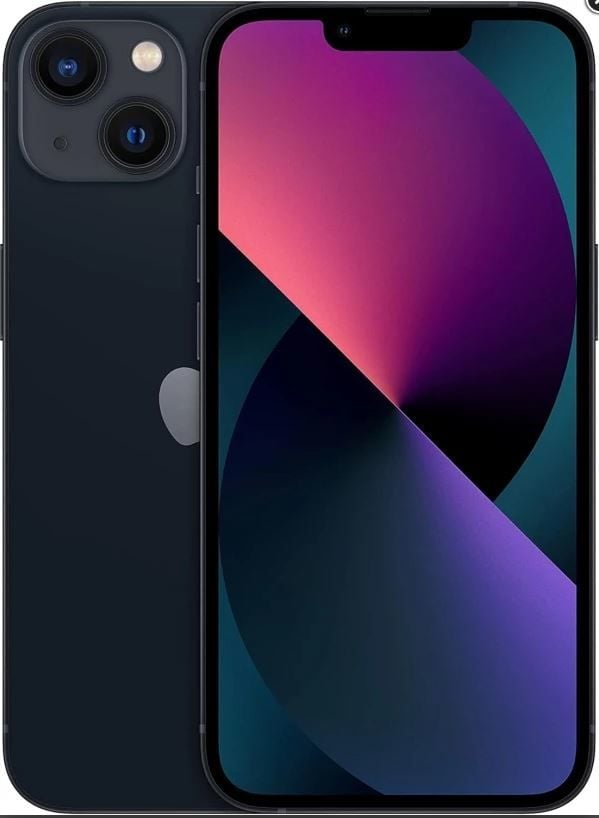 Apple iPhone 13 - 5G smartphone - dobbelt-SIM / Internminne 128 GB - OLED-display - 6.1" - 2532 x 1170 piksler - 2x bakkameraer 12 MP, 12 MP - fron...