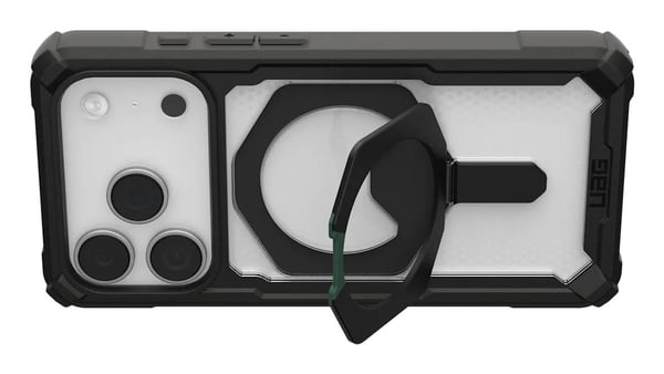 Urban Armor Gear 11452711404G, Etui, Apple, iPhone 17 Pro, 16 cm (6.3"), Svart, Gjennomsiktig