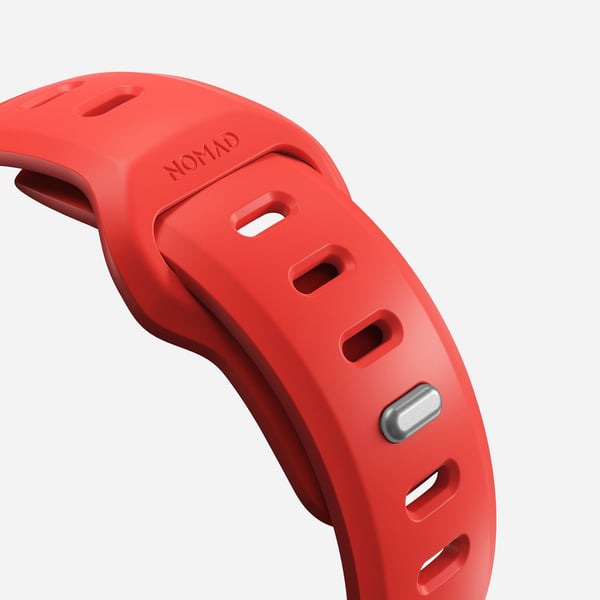 Nomad Tempo Band, Band, SmartWatch, Rød, Apple, 45mm / 46mm, Gummi