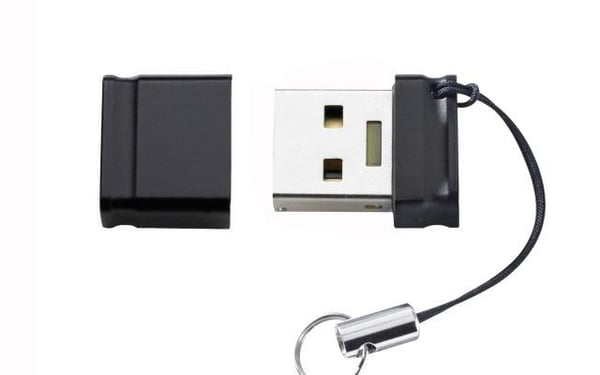 Intenso Slim Line - USB-flashstasjon - 128 GB - USB 3.0 - svart
