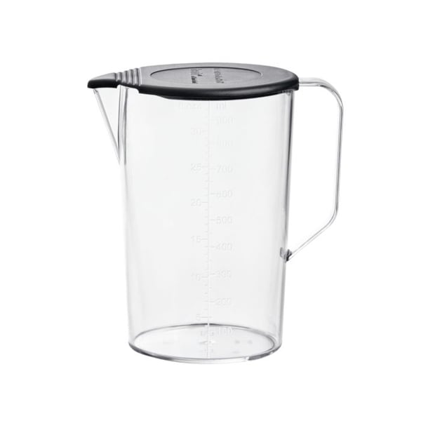 Bamix 3002.002, Kannu, 0,1 L, Musta, Läpinäkyvä, Pyöreä, 100 °C, 1 kpl