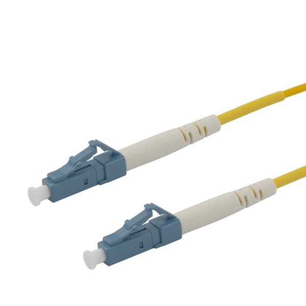 OS2 Fiberkabel, LC - LC, simplex, UPC/UPC, 0,5m