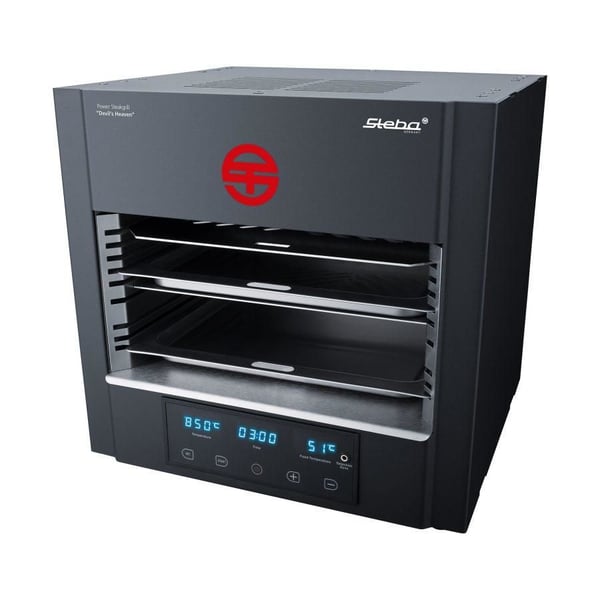 Steba PS E2600 XL sähkögrilli 2600 W Devils Heaven 850 °C, musta