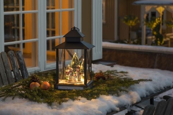 Konstsmide 4342-000CH, svart, LED, 4,6 W, 3000 K, varmhvit, IP44