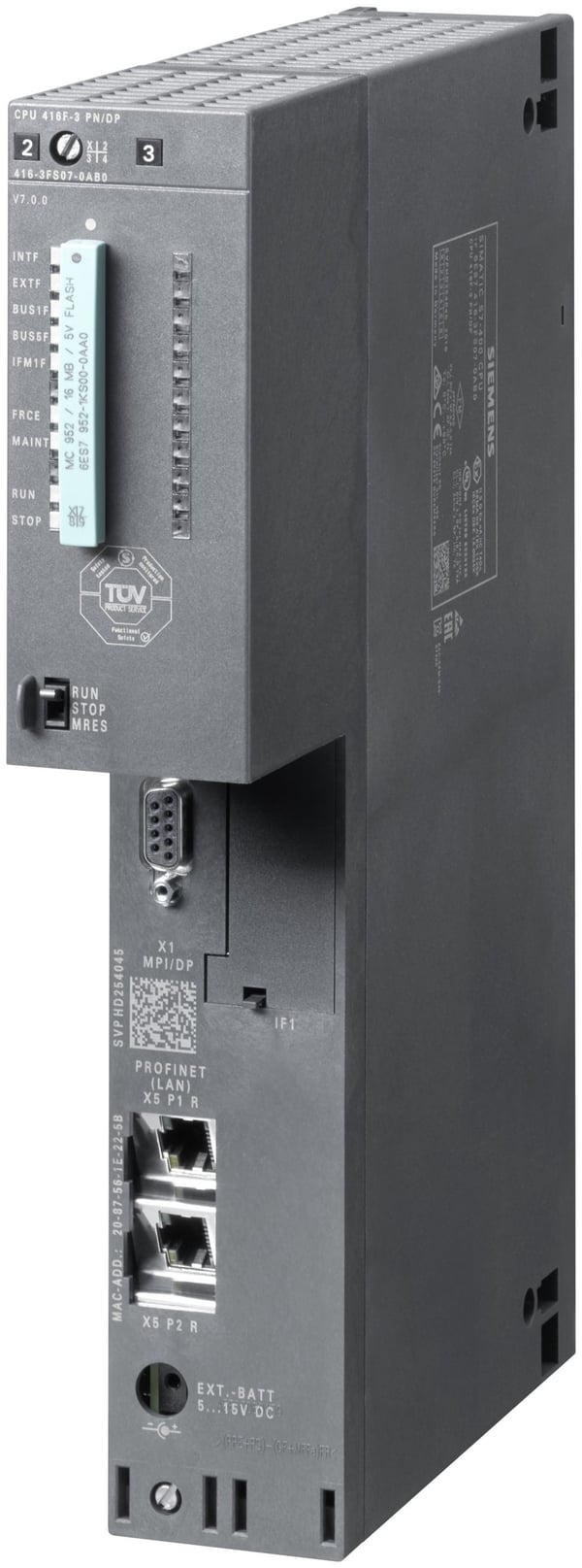 Siemens 6ES7416-3FS07-0AB0 6ES74163FS070AB0 PLC-centralbyggegruppe