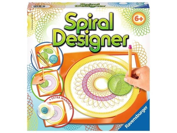 Ravensburger 29774, Lasten spirograph-piirtotyökalu, 6 vuosi/vuosia, Muovi, Monivärinen