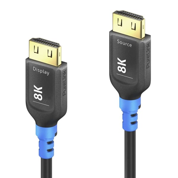 PureLink FlexInstall Series - Ultra High Speed - HDMI-kabel med Ethernet - HDMI hann til HDMI hann - 7.5 m - hybridkobber / fiberoptikk - svart - A...
