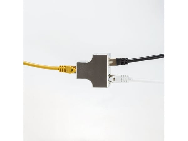 LogiLink T-Adapter - Nätverksdelare - RJ-45 (hona) till RJ-45 (hona) - skärmad