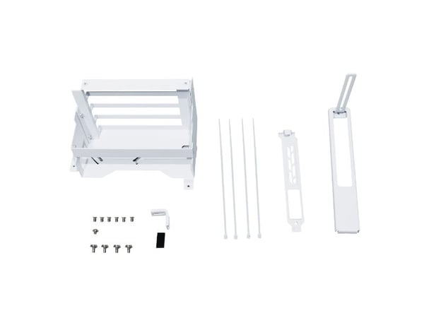 Lian Li O11DEXL-1W Upright GPU Bracket - valkoinen - muunnossarja Lian Li O11DEXL-W:lle - pystysuora näytönohjaimen kiinnitys - PCI-korttipaikkaine...