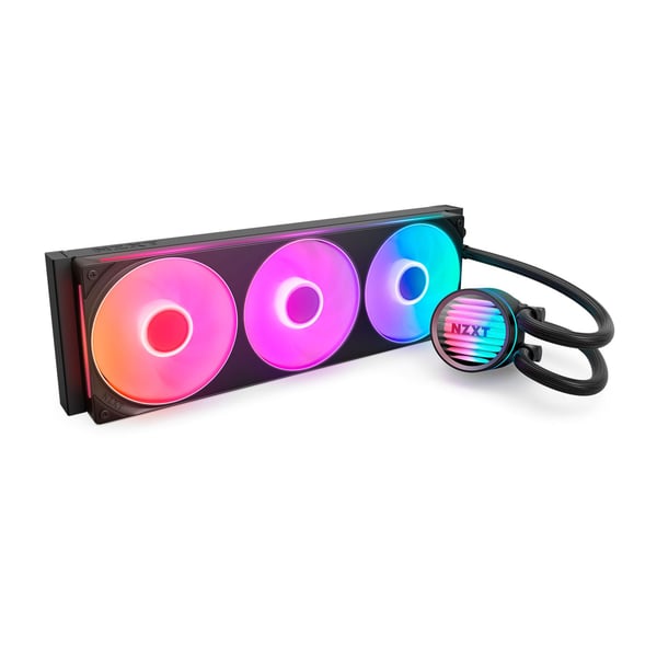 NZXT Kraken Core 360 RGB - Kylsystem med vätska till processorn - Elementstorlek: 360 mm - (för: LGA1851, LGA1700, LGA115x Socket, LGA1200, AM4, AM...
