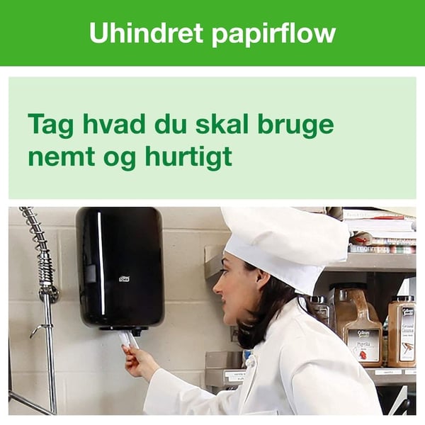 Tørkepapir Tork Plus M2 blå 2-lags - (6 ruller per kartong)