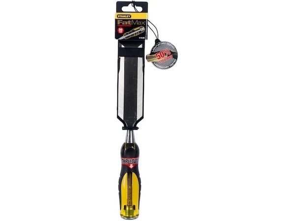Stanley FATMAX 0-16-265, Bred meisel, Kromvanadiumstål, Sort, Gult, Metall, Plast, Gummi, 38 mm, 16,6 cm