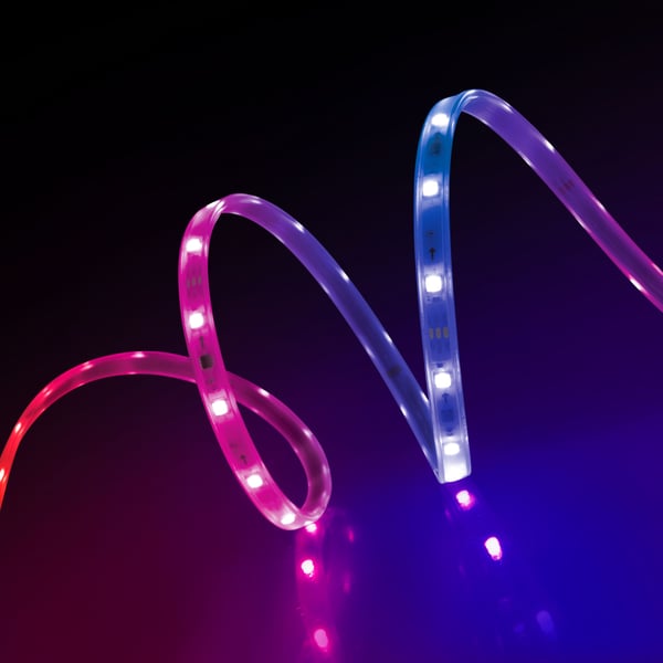 DELTACO SMART HOME - Lysslynge - LED - 30 LEDs/m - RGB-lys - 5 m (en pakke 2)