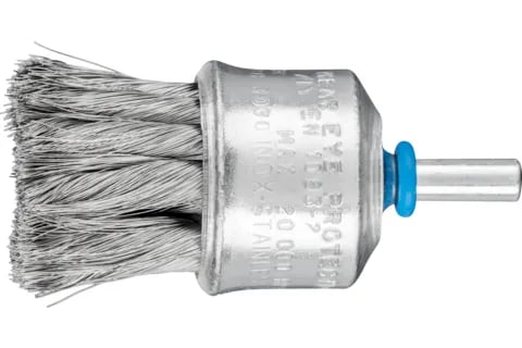 PFERD 43209007, Kopp stålbørste, 6 mm, 3 cm, 20000 RPM, 10 stykker
