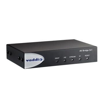 Vaddio AV Bridge 2x1 - Videoströmning/ljudkodning/omkopplare
