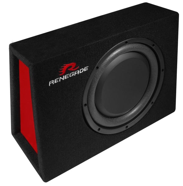 Renegade RXS1000, 25,4 cm (10"), Inbyggd subwoofer, 200 W, 4 O