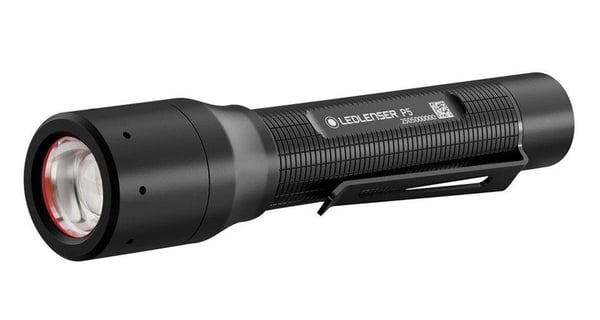 Ledlenser P-Series P5 - Ficklampa - LED - 3-läge - vitt ljus - 6000-7500 K - svart