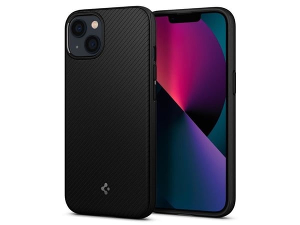 Spigen Mag Armor, Etui, Apple, iPhone 13 mini (5.4-inch) 2021, 13,7 cm (5.4"), Svart