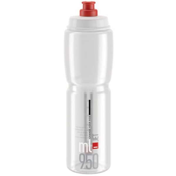 Elite Jet, 950 ml, Polkupyörä, Punainen, Läpinäkyvä, Muovi