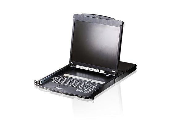 ATEN CL5816N, 48,3 cm (19"), LCD, USB, Spansk, QWERTY, 26,8 W