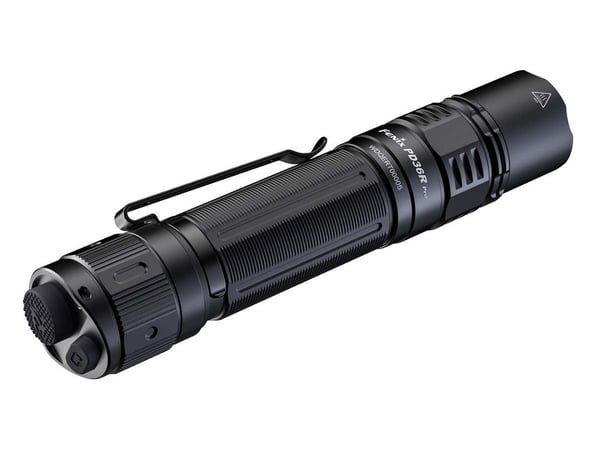 Fenix PD36PROBK, Lommelykt, Sort, Aluminium, Knapper, 2 m, IP68