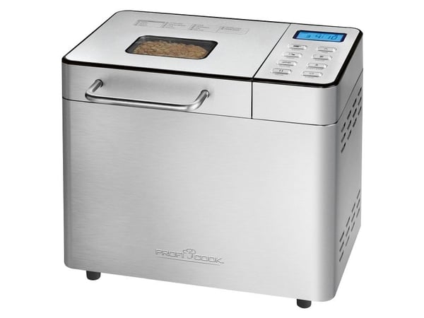 ProfiCook PC-BBA 1282, 1,5 kg, Fördröjd start timer, Tittfönster, Timer, Kontroll av färg på skorpan, Hålla sig varm funktion