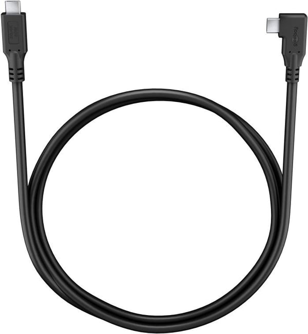 Goobay 79421, 1 m, USB C, USB C, USB 3.2 Gen 1 (3.1 Gen 1), 5 Gbit/s, Svart