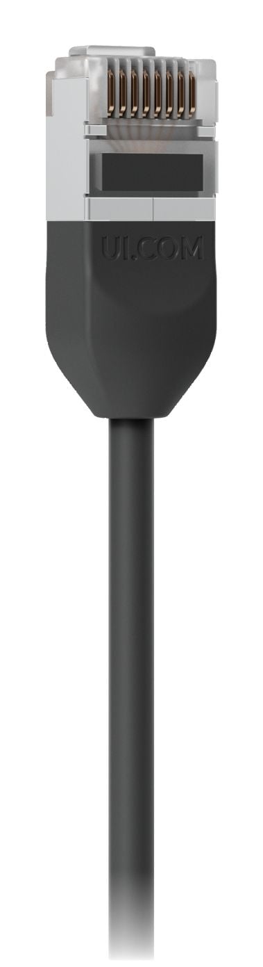 Ubiquiti UniFi - Koblingskabel - RJ-45 (hann) til RJ-45 (hann) - 3 m - 3.5 mm - skjermet - CAT 6a - med støvel, utendørs, robust - hvit