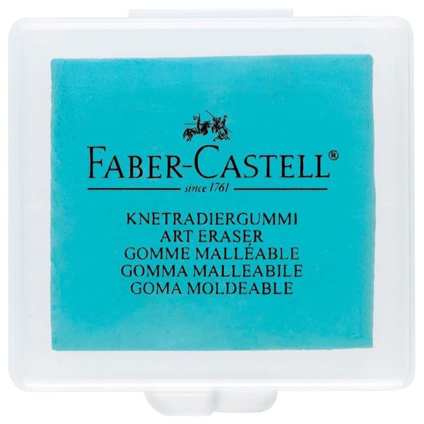 FABER-CASTELL poljettava pyyhekumi ART ERASER, lajiteltu Mitat: (L)40 x (S)35 x (K)10 mm, poljettava, imeytyvä - 18 kpl (127124)
