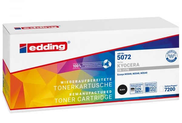 Edding EDD-5072, 7200 sidor, Svart, 1 styck