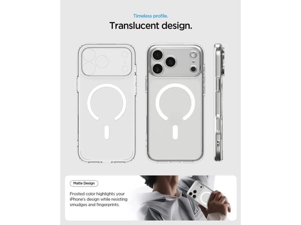 Spigen Ultra Hybrid (MagFit), Etui, Apple, iPhone 17 Pro, 16 cm (6.3"), Svart