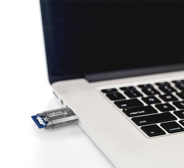 LogiLink CR0007, DV RS-MMC, MMC, MMC Mobile, RS-MMC, SD, SDHC, lajittelu, 480 Mbit/s, USB 2.0, 30 mm, 74 mm