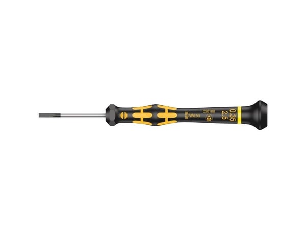 Wera 1578 A Kraftform Micro ESD Phillips-ruuvimeisseli Terän leveys: 2,5 mm Terän pituus: 40 mm
