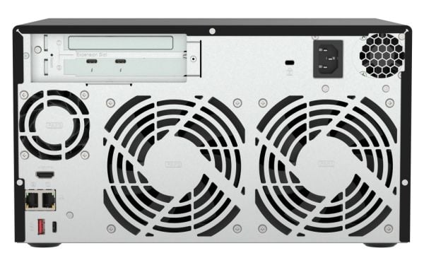 QNAP TVS-h874T - NAS-server - 8 brønner - SATA 6Gb/s - RAID JBOD, 0, 1, 5, 6, 10, 50, 60 - RAM 32 GB - 2.5 Gigabit Ethernet - iSCSI støtte