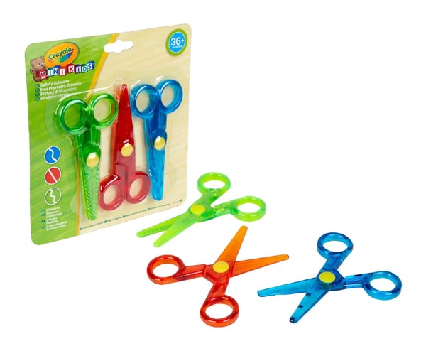 Crayola mini säkerhetssaxar 3 st.