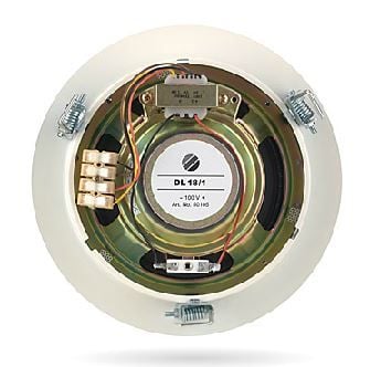Visaton VS-DL18/1, 1.0 kanaler, Koblet med ledninger (ikke trådløs), 6 W, 70 - 20000 Hz, Hvit